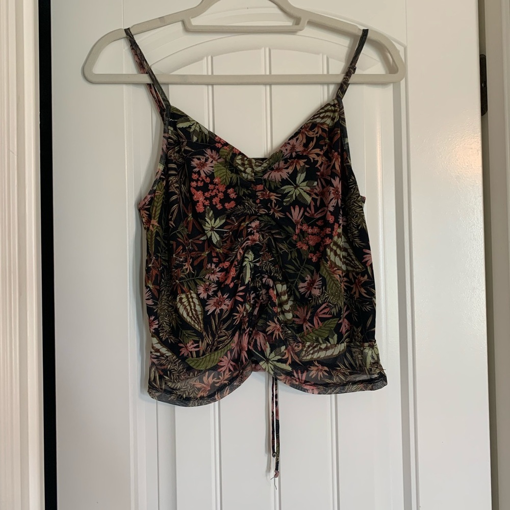 Tropical Hawaiian crop top